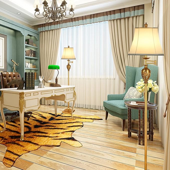 Interior Design Ideas with Gold Floor Lamps