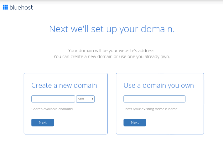 Choose a domain