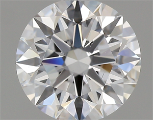 Picture of Lab Created Diamond 1.01 Carats, Round with Excellent Cut, F Color, VS2 Clarity and Certified by IGI