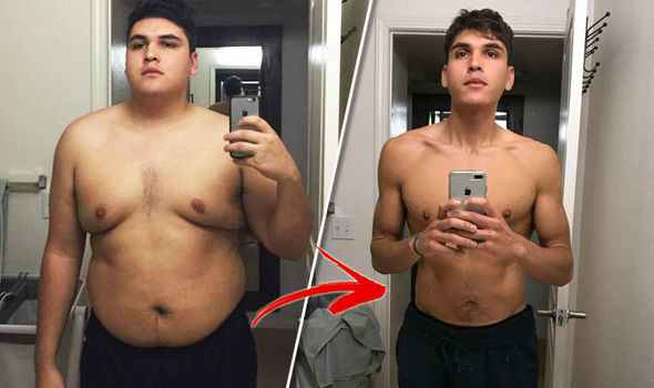 Before and After Weight Loss Men