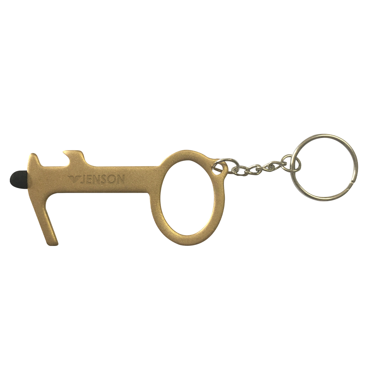 Brass Door Opener With Bottle Opener & Stylus