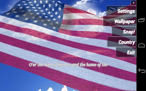 3D US Flag Live Wallpaper Free apk Review