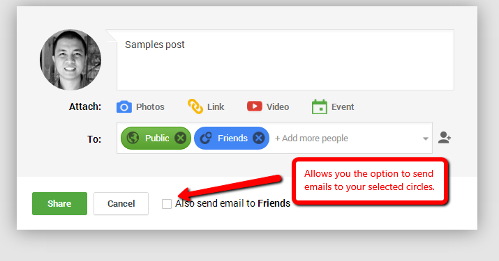 Send notifications to your target audience when you publish a post