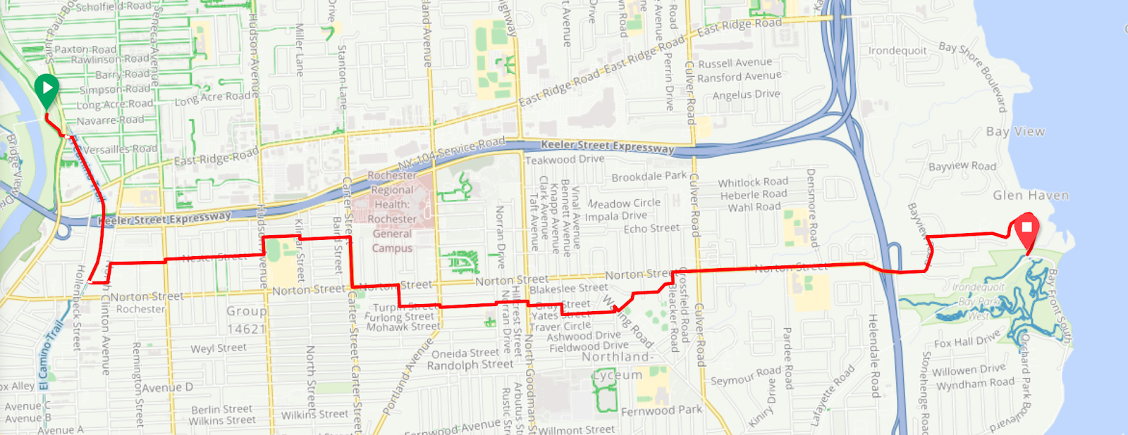 Bike Route Map