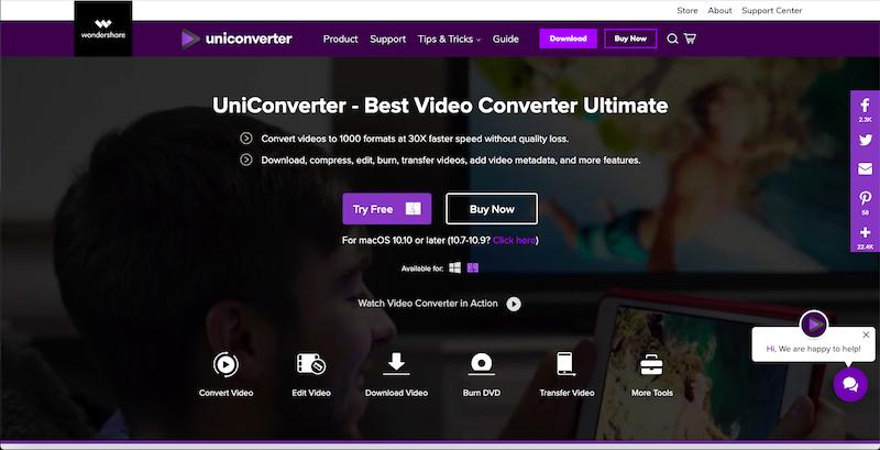 UniConverter - Le convertisseur vidéo ultime ultime