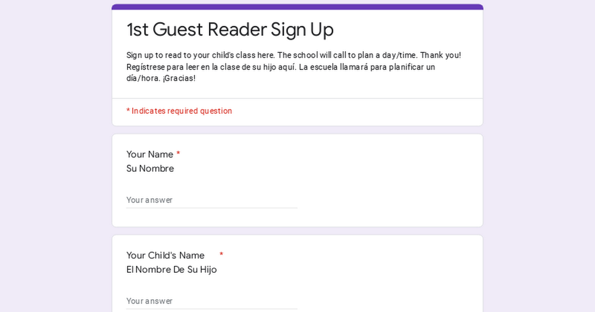 1st Guest Reader Sign Up