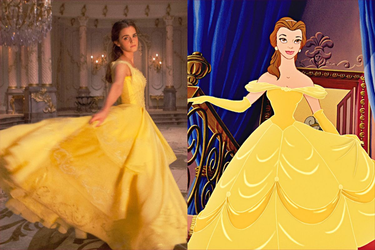 Belle's costumes don't fit the live-action Beauty and the Beast ...