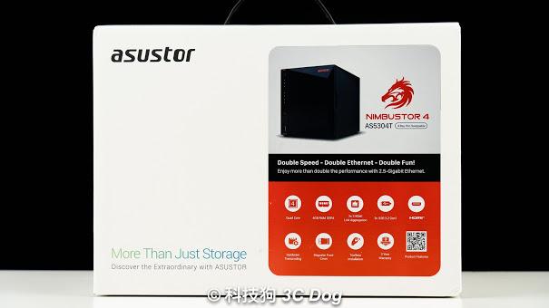 华硕子公司 华芸 ASUSTOR 出的电竞 Nas AS5304T 4Bay