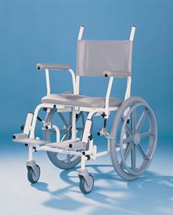 shower wheel chair with big wheels 011223