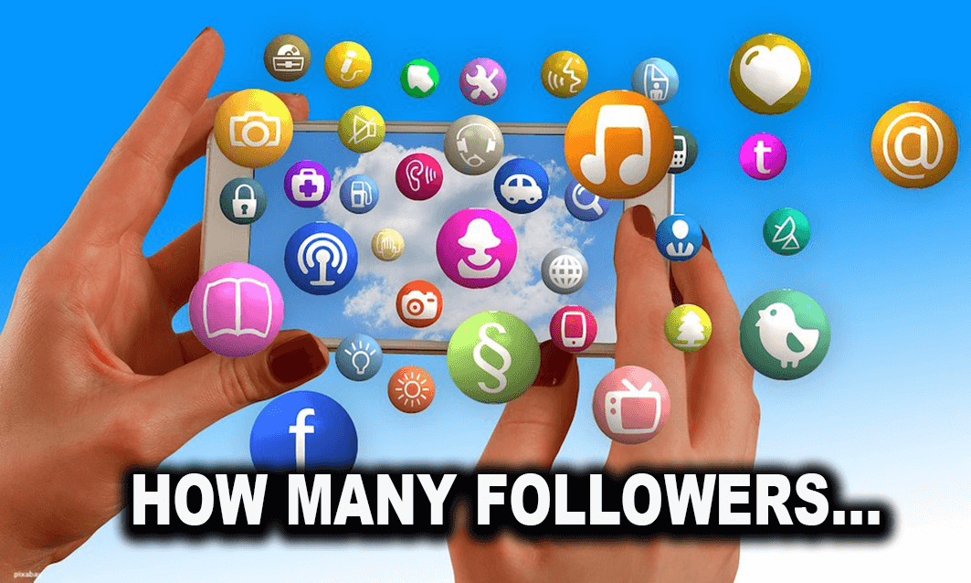 How many followers someone must have on social media to have a monthly income?