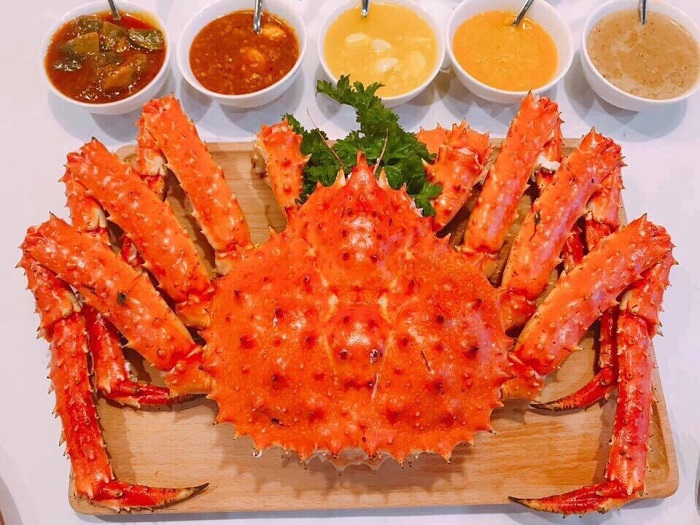 Món RED KING CRAB nổi tiếng tại Nhà hàng hải sản Phước Thái Đà Nẵng (Nguồn: Internet)
