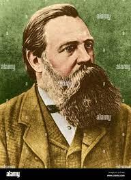 Farbe verbessert Bild von Friedrich Engels (1820-1895), deutscher Philosoph  und Schriftsteller. Der Sohn eines Textilfabrikanten, Engels wurde einer  der Gründer des modernen Kommunismus und Sozialismus, ein Freund und  Mitarbeiter von Karl Marx