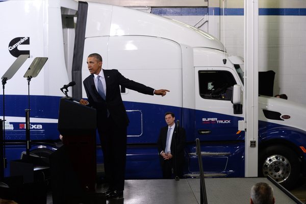 President Obama truck fuel efficiency 