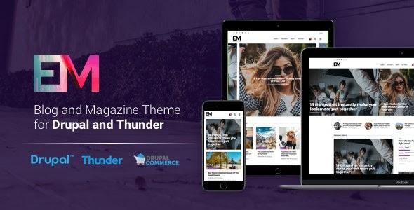 Drupal 9 theme EM