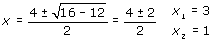 Formula general para resolver ecuaciones de segundo grado