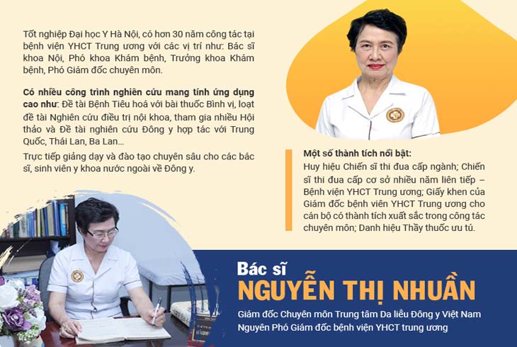 Bác sĩ Nguyễn Thị Nhuần - Chuyên gia chữa chàm khô hàng đầu bằng Đông y