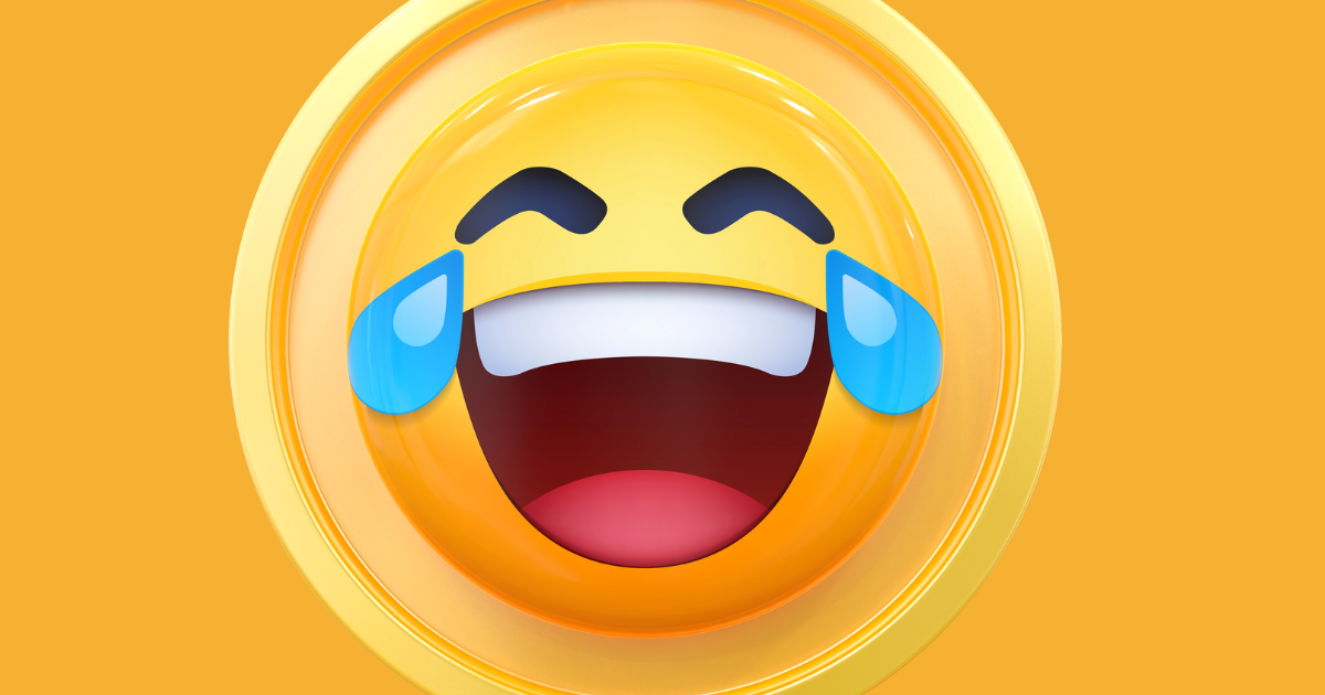 Funny face emoji
