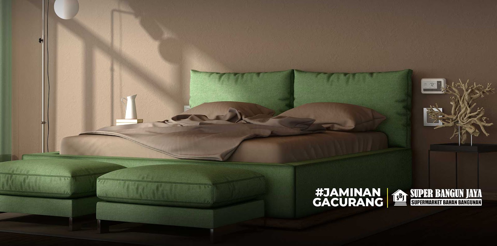 warna cat kamar tidur yang menenangkan - Super Bangun Jaya