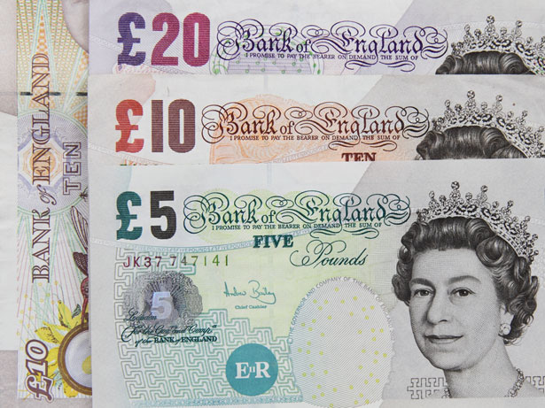 La monnaie en Angleterre : Les billets de banque