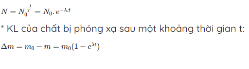 Tìm hiểu Phóng xạ Vật lý 12 và bài tập kèm theo
