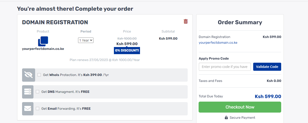 How to register a domain in Kenya