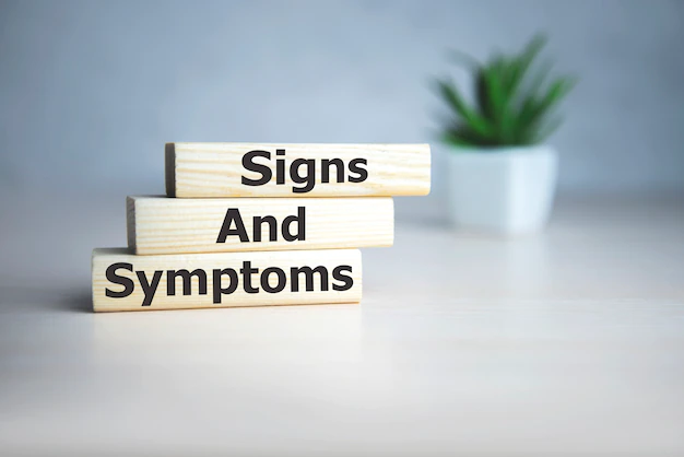 Signs and symptoms for eye problems.