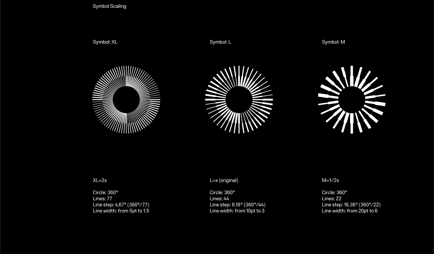 branding and visual identity symbol geometry mechanical circle eye Sun machine logo