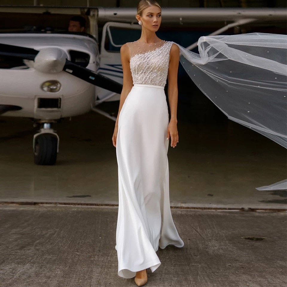 A-line wedding dress