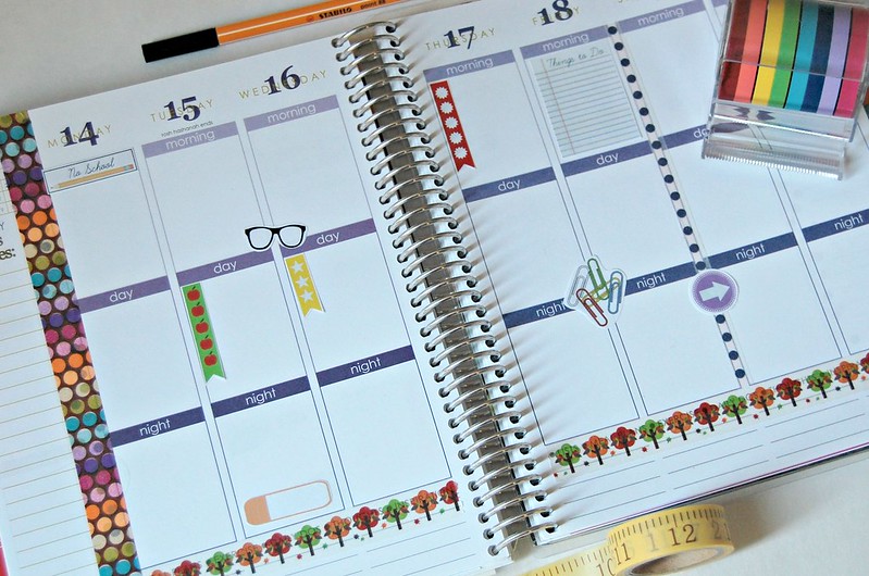 Free School-Themed Planner stickers by Carol of Flickr.