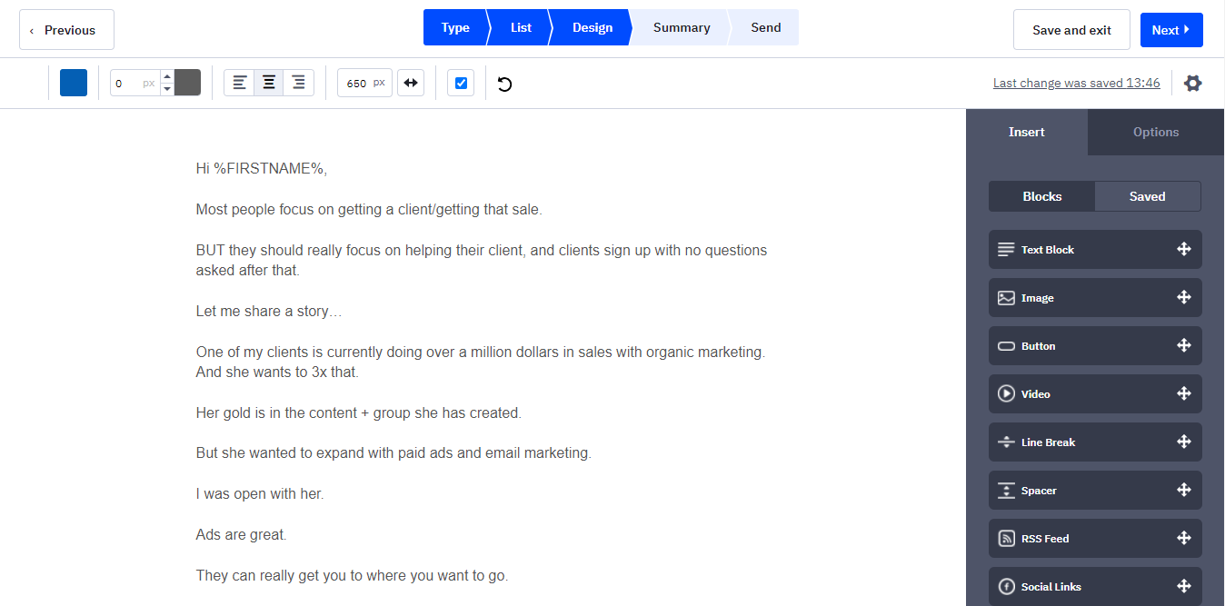 active campaign email builder