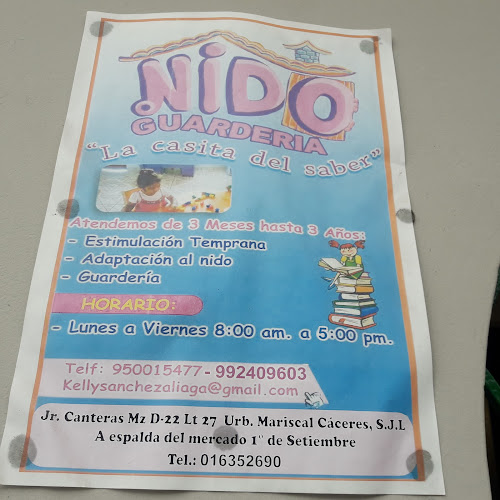 Opiniones de Nido Guarderia en San Juan de Lurigancho - Guardería