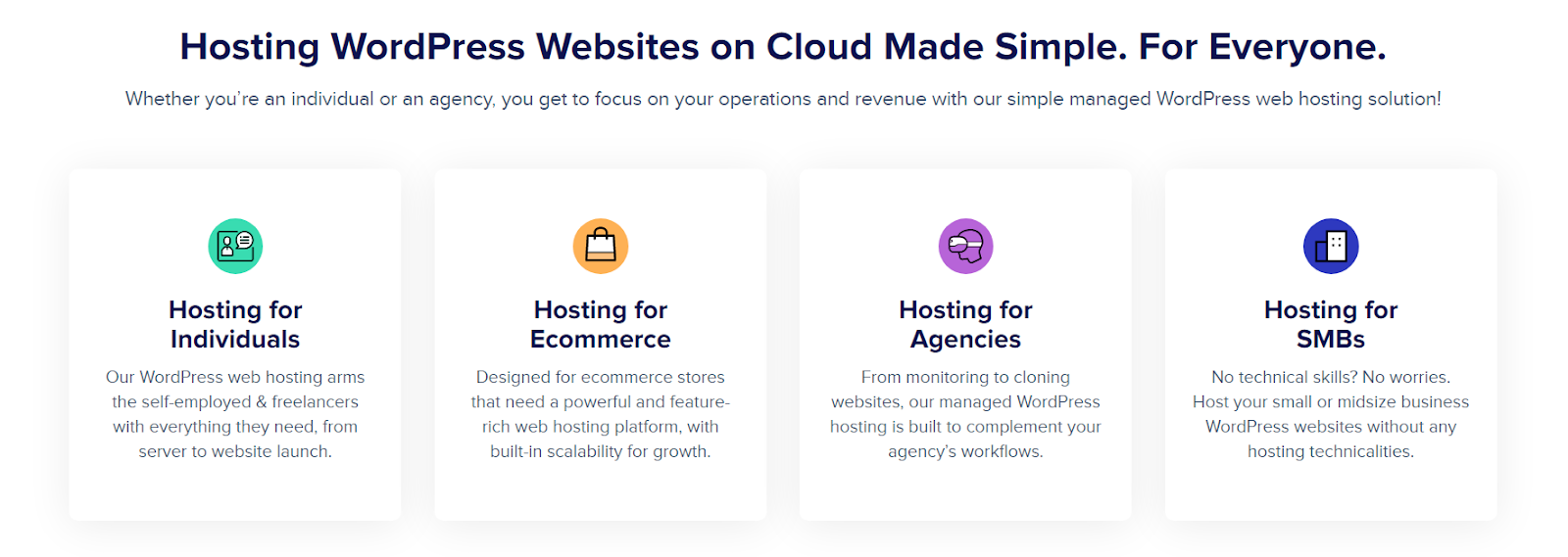 Cloudways hosting options
