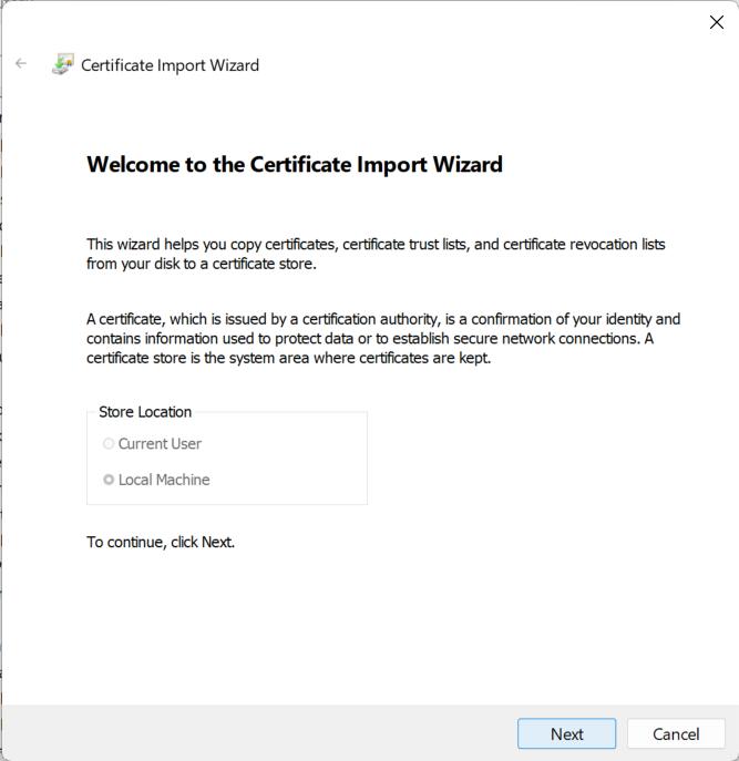 How to Install Imported Certificates on Windows-based Web Server