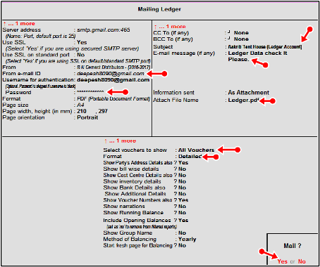 mail data