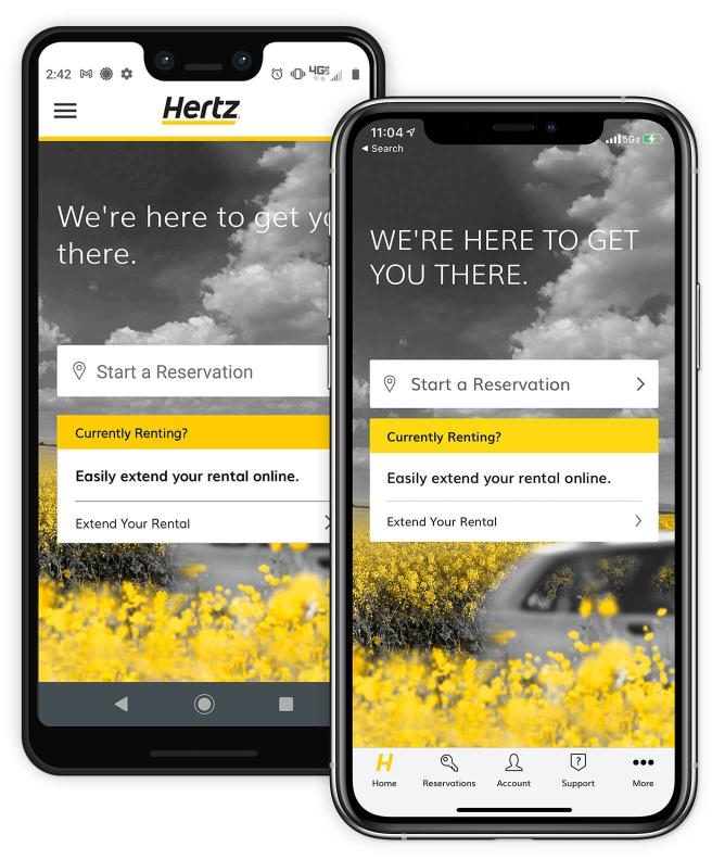 Hertz Car Rental for iPhone