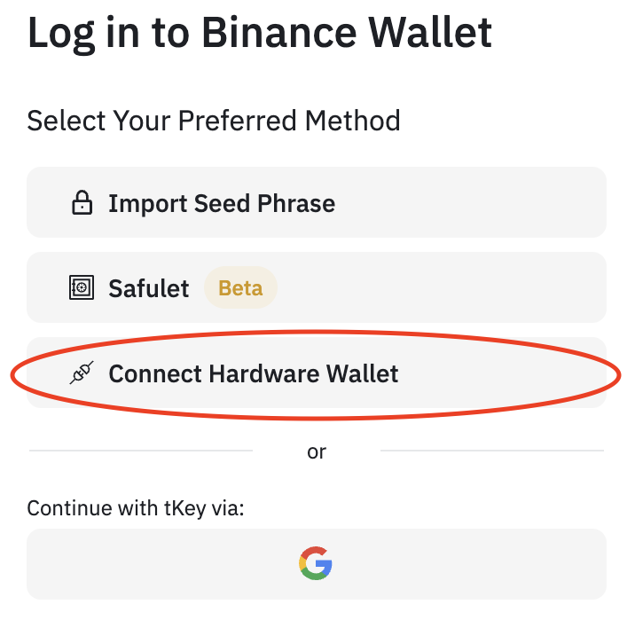 How to use your Ledger device with the Binance Wallet browser extension on  the Binance Beacon Chain – Ledger Support