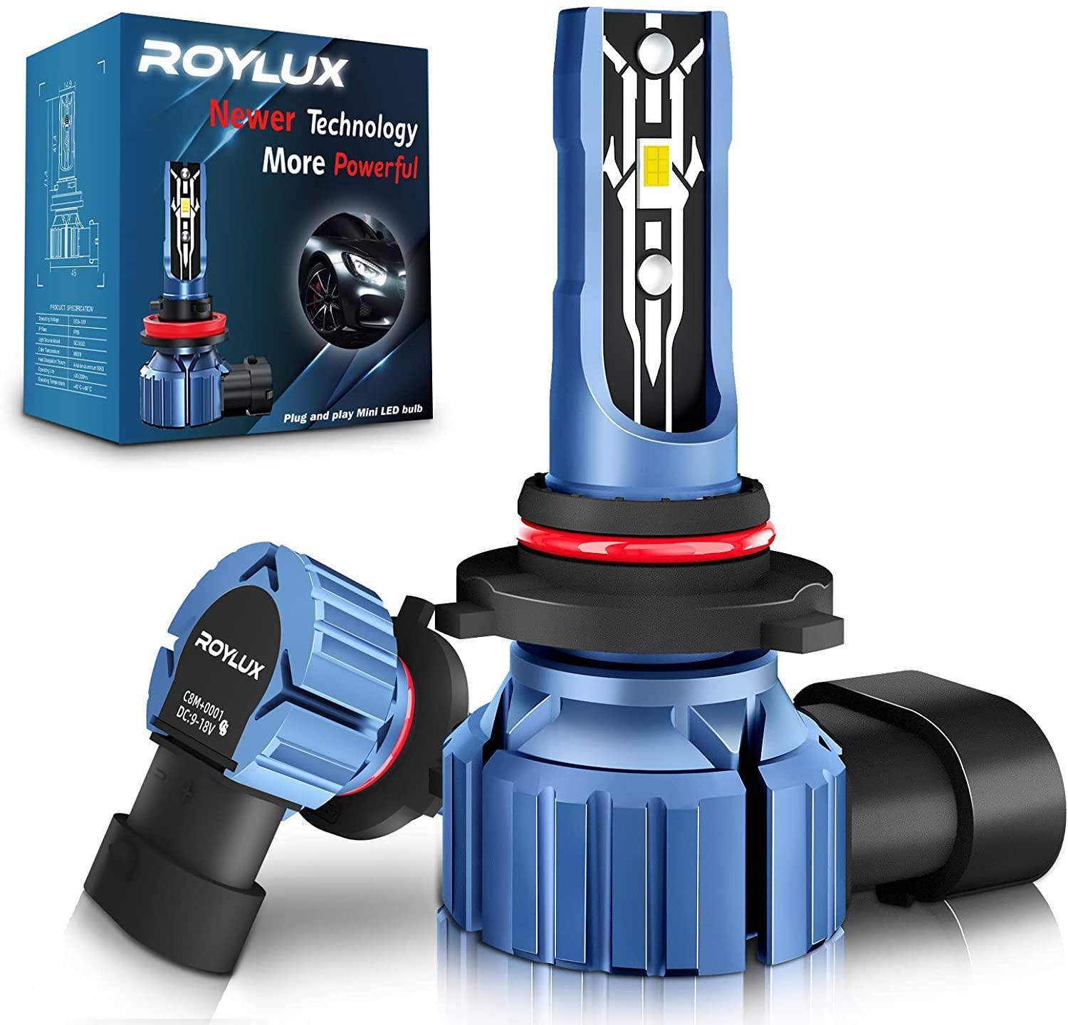 ROYLUX 9005/HB3 LED Headlight Bulbs