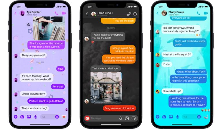 Messenger & Instagram chat themes