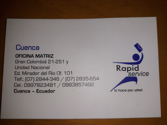 Opiniones de Rapid Service Cuenca en Cuenca - Servicio de mensajería