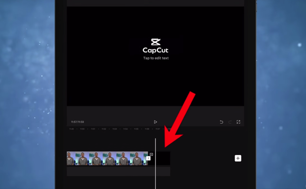 Make sure you delete the end CapCut clip from your project