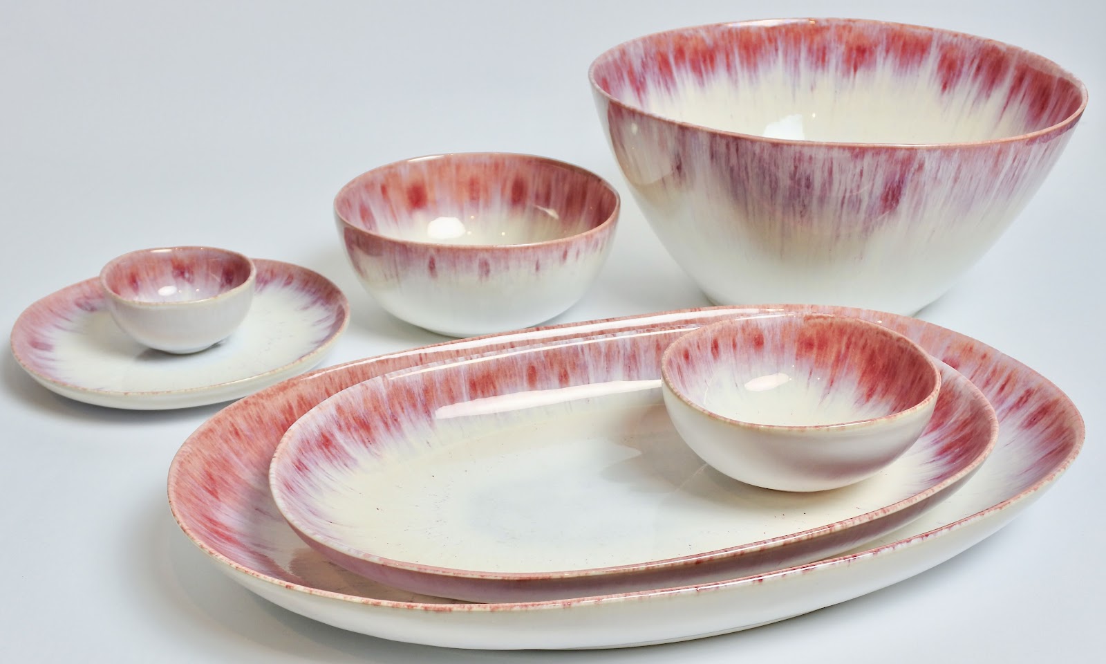 carmel ceramica plates and bowls