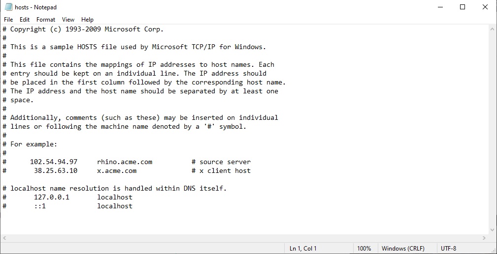 Как отредактировать файл Hosts - Руководство для Windows, Linux и macOS