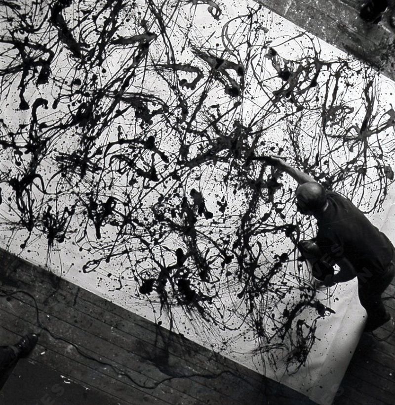 La restauración de una obra de Jackson Pollock desentierra misterios |  Jackson pollock, Jackson pollock art, Action painting