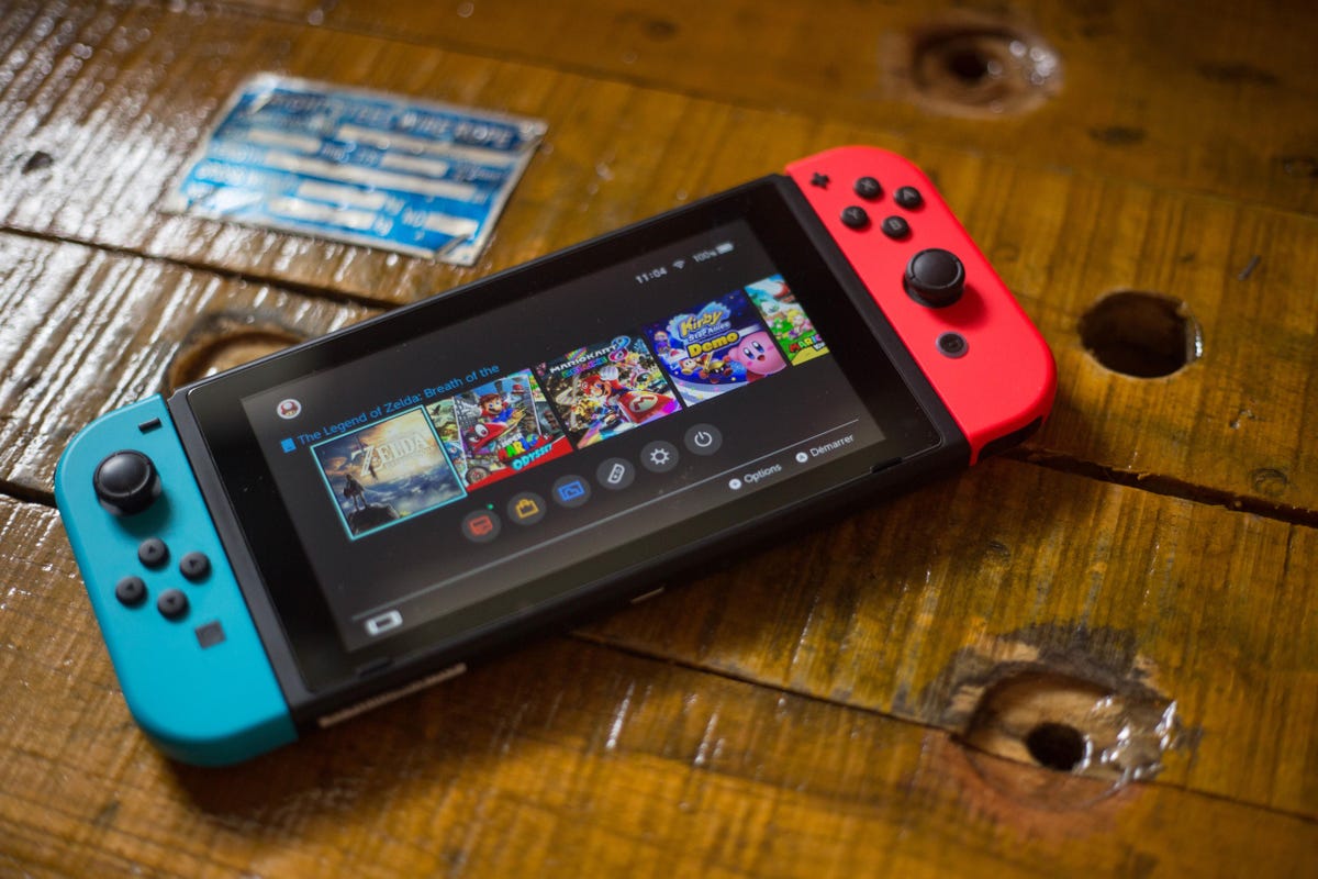 nintendo switch blue red