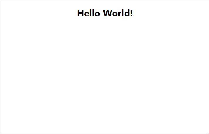 hello world