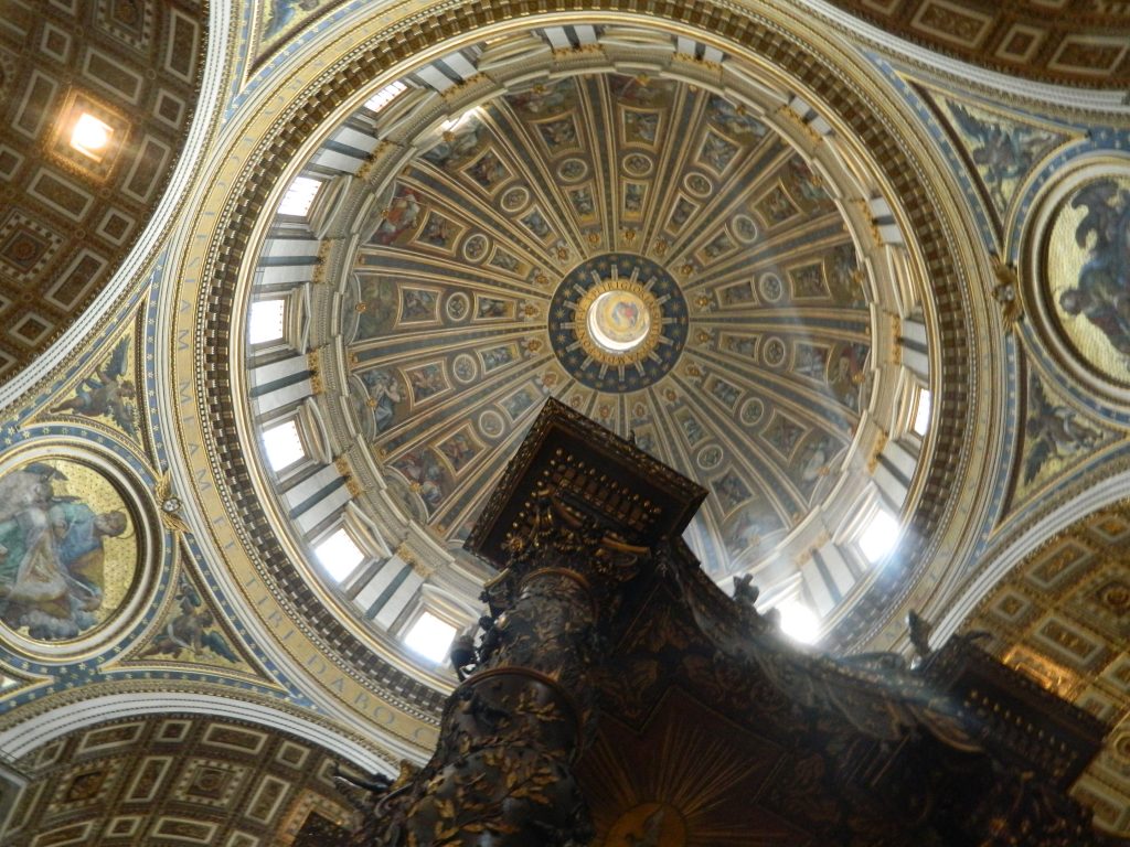Bernini's Canopy the MichaelAngelo's Dome