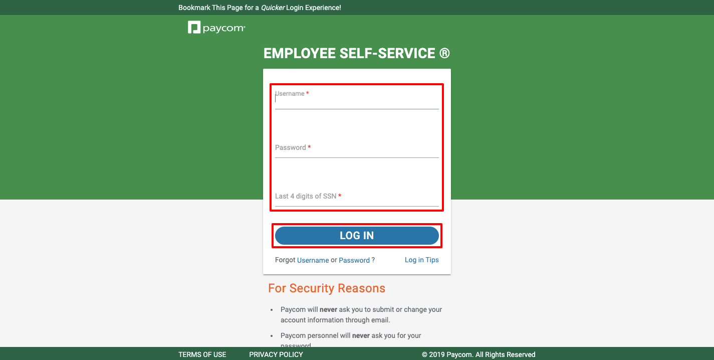 paycom online employee login