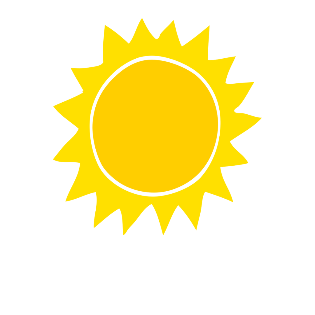 the image shows the sun