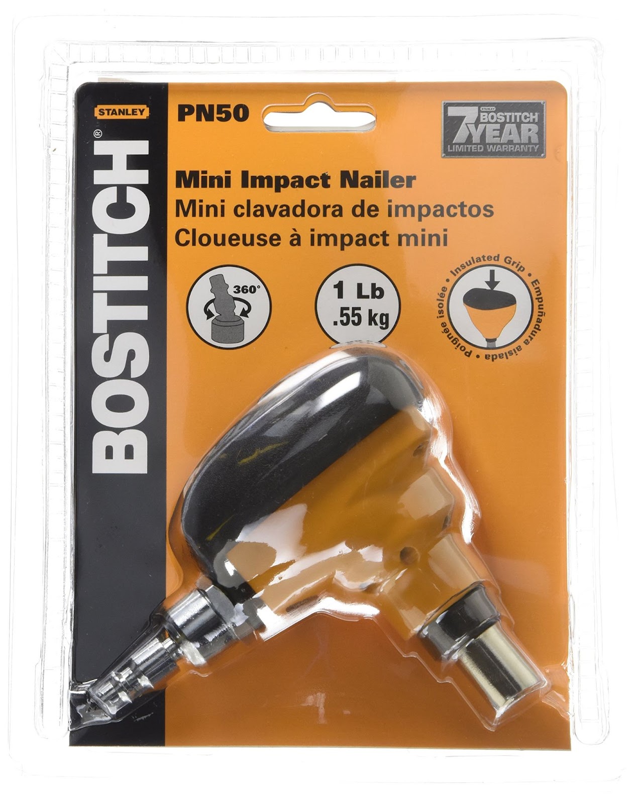 2. BOSTITCH PN50 MINI IMPACT NAILER