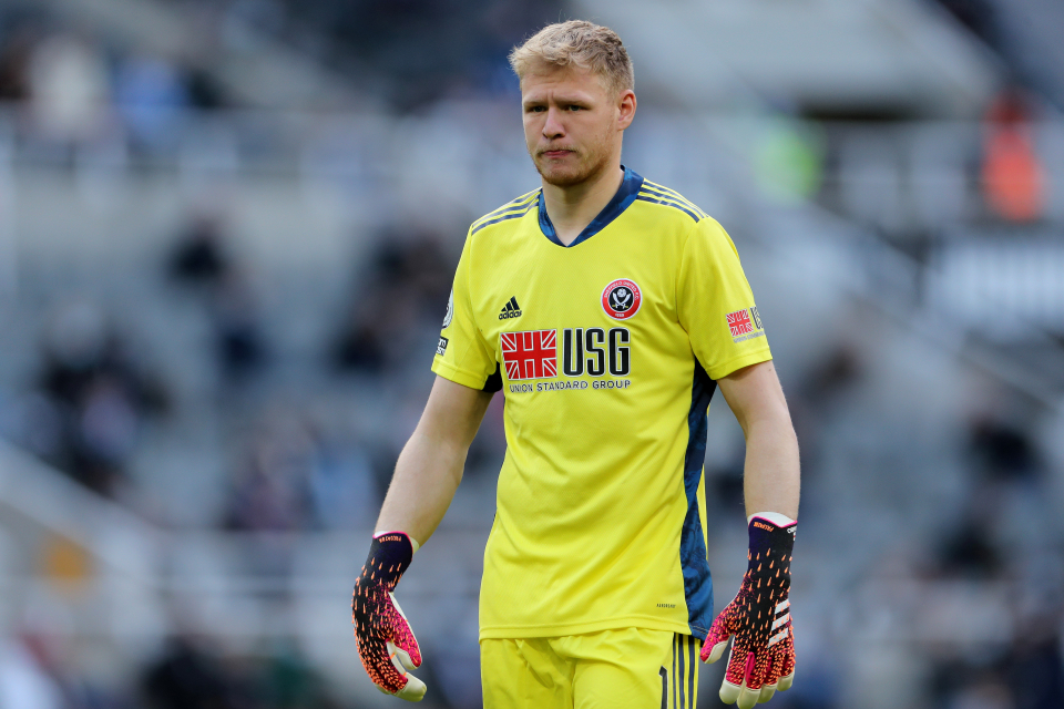 Sheffield United's Aaron Ramsdale during the 2020/21 Premier League season